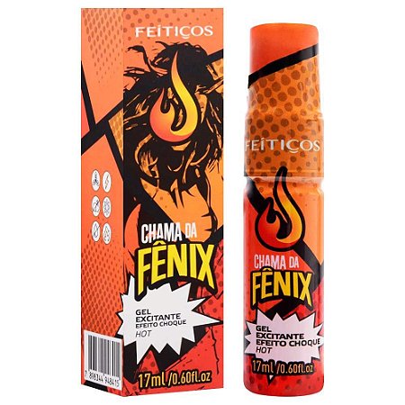 Chama da Fênix Gel Excitante Efeito Shock Hot