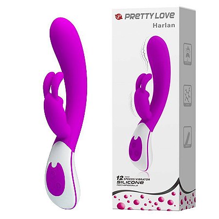 Vibrador Ponto G Recarregável Harlan Pretty Love