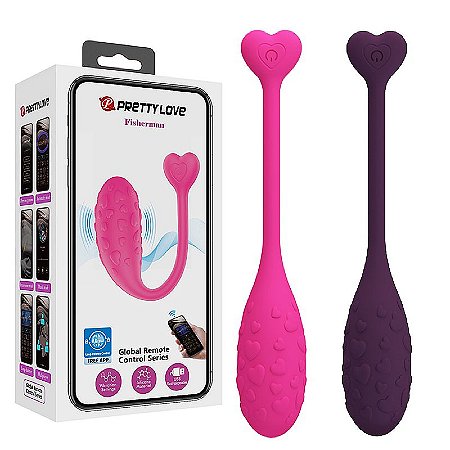 Vibrador Bullet Via APP Fisherman Pretty Love