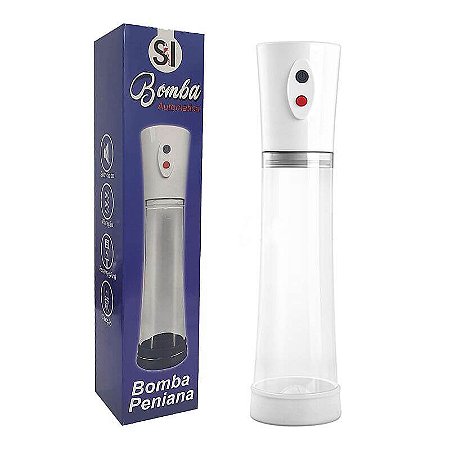 Bomba Peniana Recarregável 3 Aneis de Silicone Pênis Pump
