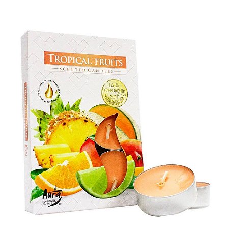 Velas Aromatizadas Frutas Tropicais Feitiços