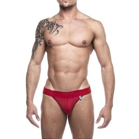 Cueca Jockstrap Básico Vermelha