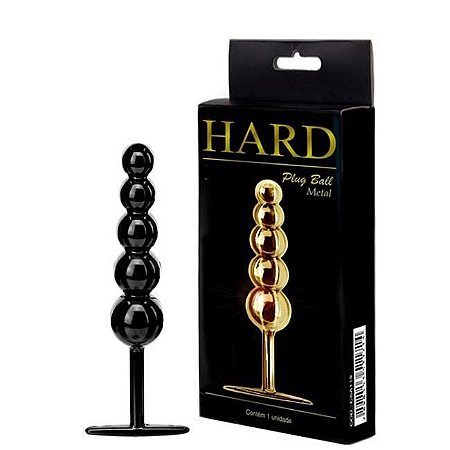 Plug Ball Metal Preto Hard