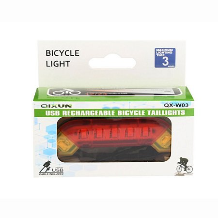 Qixun Luz de bicicleta 400lumens