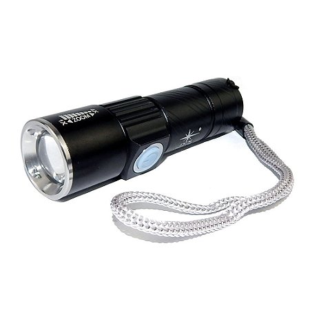 Mini Lanterna Tática De Led Com Usb Recarregável Jy-8832 Q5