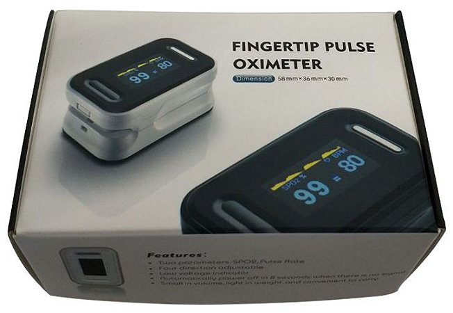 Medidor De Pulso Oxmetro Digital Pra Dedo/ Pressão Arterial