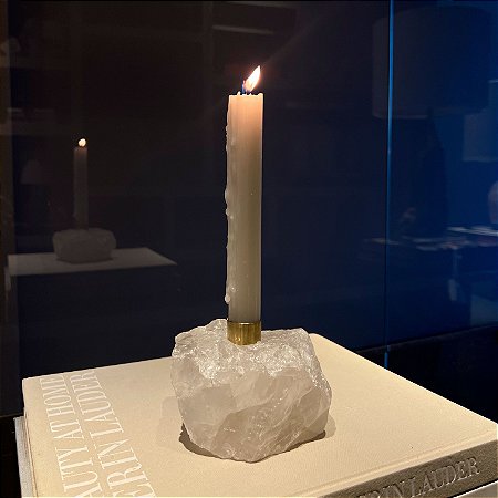 Candelabro Cristal Bruto