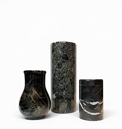 Vaso Copo em Ônix Preto