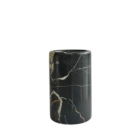 Vaso Copo em Ônix Preto