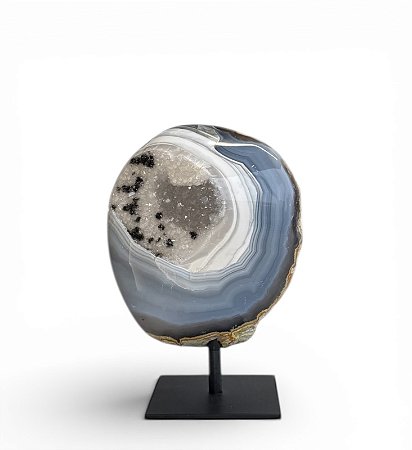 Objeto Decorativo Geodo de Ágata 8