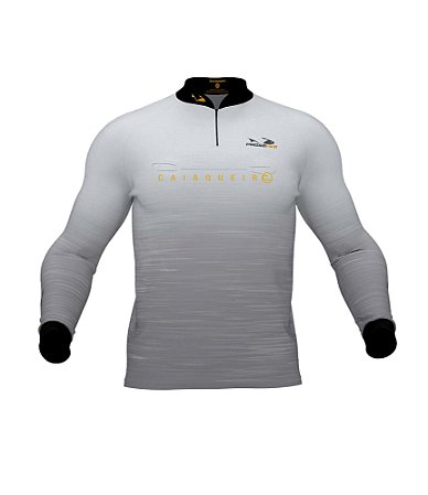 Camisa de Pesca Presa Viva Caiaqueiro Branca