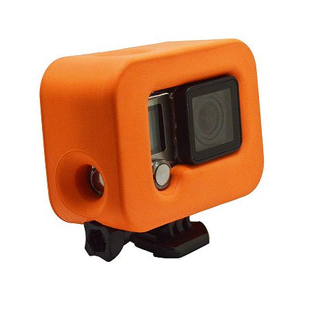 Boia Tipo Caixa ou Float Box Para Gopro HERO3, HERO3+, HERO4 Silver e HERO4 Black