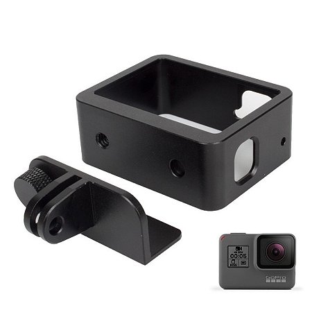 Moldura ou Frame em Alumínio para Gopro HERO5 Black, GoPro HERO6 Black, HERO7 Silver, White e Black