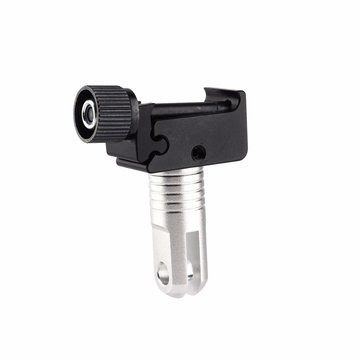 Suporte em Alumínio Para Trilhos de 20mm de Armas - Modelo 01 - Para Câmeras Gopro, SJCam e Similares