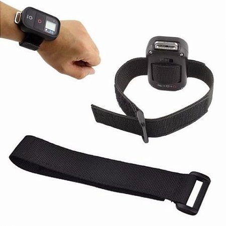 Fita ou Strap em Nylon Com Velcro para Controles Remotos Padrão GoPro ou Similares