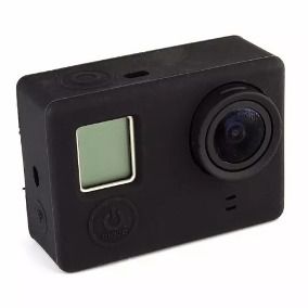 Capa  Proteção em Silicone Para Gopro HERO3 e HERO4 com BacPac