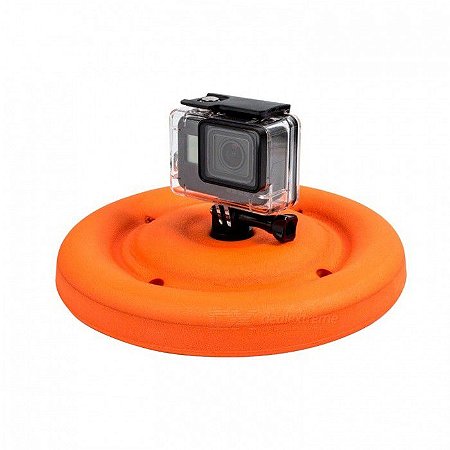 Frisbee Flutuante ou Boia Circular Tipo Disco Para Câmeras GoPro, SJCam, Sony e Câmeras Similares
