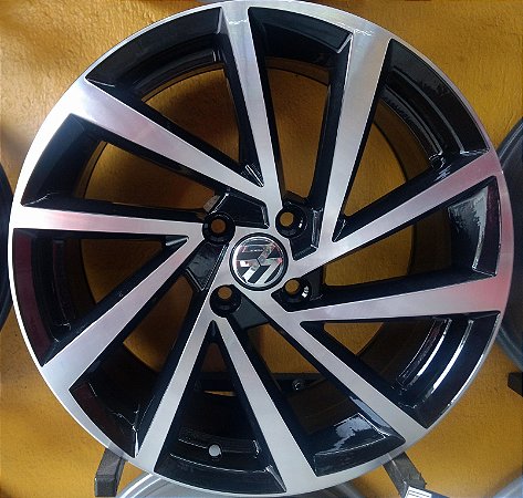 JOGO DE RODA R-SEVEN GOLF R-LINE ARO 17 ZK-780 4X100 TALA 6