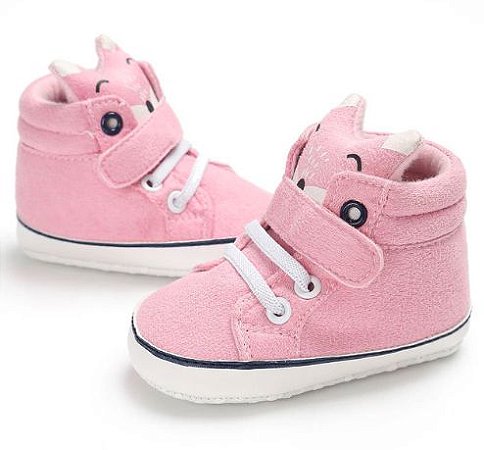 Tênis baby FOX Rosa - Bebê Urbano
