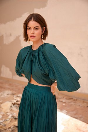 Casaco Cropped Voil