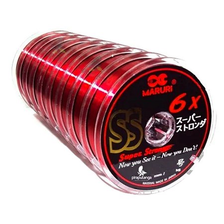 Linha Monofilamento Maruri Super Strong SS 6X