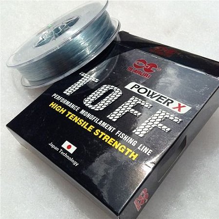 Linha Monofilamento Maruri Power X Toff Cristal 0,20mm 8lbs 300m