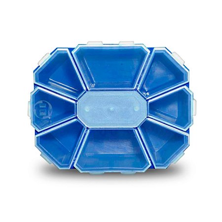 Estojo Pesca HI Oitavado 08 Divisões 13x10x2cm (ED-08-A)