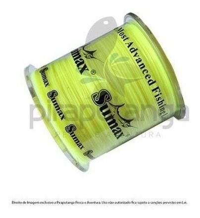 Linha Monofilamento Sumax Gtr Soft Amarela 0,20mm 8lbs 300m
