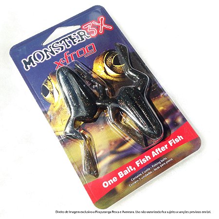 Isca Artificial Monster3x X-Frog Sapo, Natural