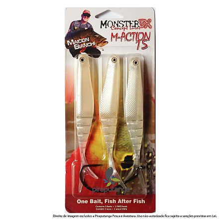 Isca Artificial Soft Monster3x M-Action 15, Manjuba