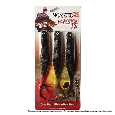 Isca Artificial Soft Monster3x M-Action 15, Natural