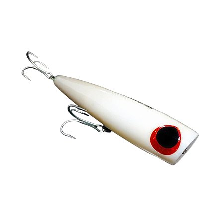 Isca Artificial Borboleta Popper Barracudinha, Cor 07 (Osso)