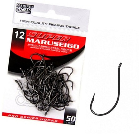 Anzol Marine Sports Super Maruseigo Nº12, 50p (Black)