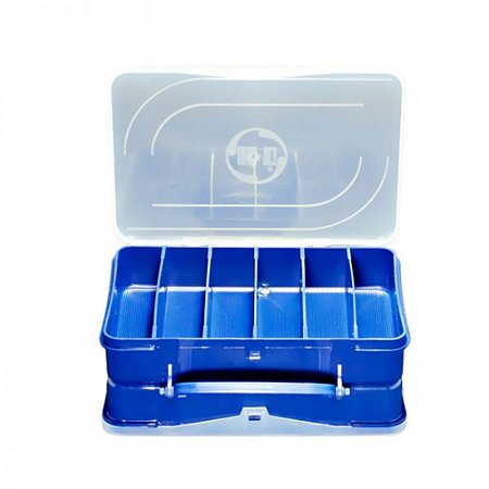 Estojo Duplo Pesca HI 12 Divisões 20x13x7,6cm (ED-12-A)