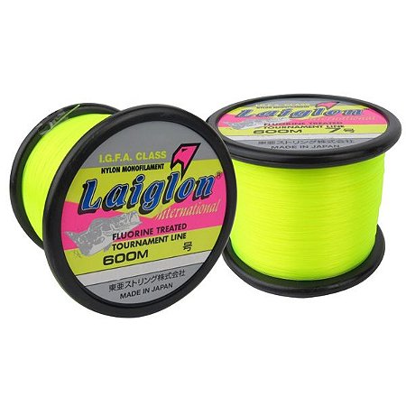 Linha Monofilamento Laiglon 0,43mm 30lbs - 600m
