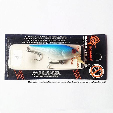 Isca Artificial Papa Black Ocambé, Cor 08