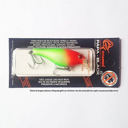 Isca Artificial Papa Black Ocambé, Cor 18COV