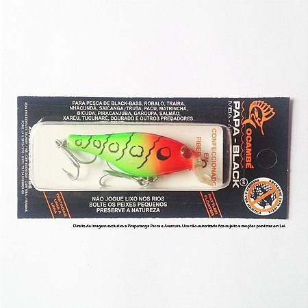 Isca Artificial Papa Black Ocambé, Cor 18COVL