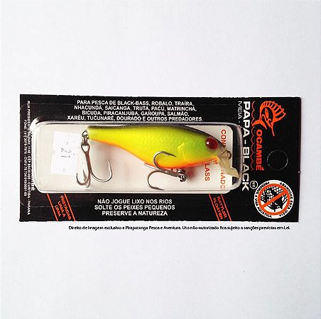 Isca Artificial Papa Black Ocambé, Cor 21