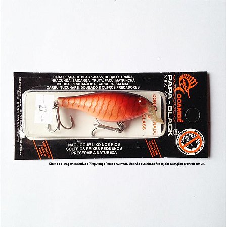 Isca Artificial Papa Black Ocambé, Cor 27