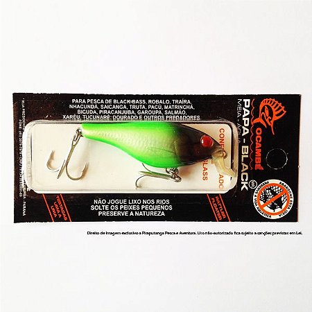 Isca Artificial Papa Black Ocambé, Cor 43