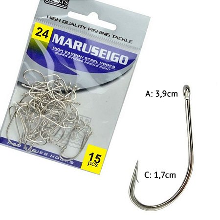 Anzol Marine Sports Maruseigo Nickel Nº24 - 15p