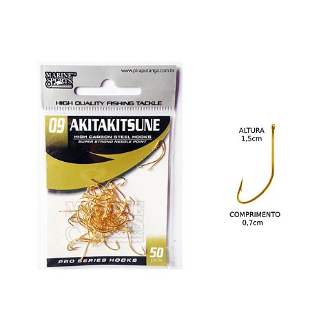 Anzol Marine Sports Akita Kitsune Nº9 - 50p