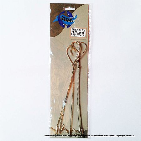 Anzol Encastoado Tomi 4330 Nº2/0, 05p