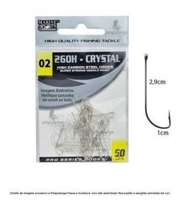 Anzol Marine 260H Nickel Nº02 - 50p