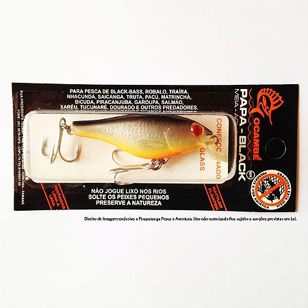 Isca Artificial Papa Black Ocambé, Cor 39