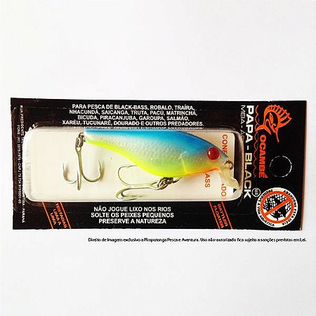 Isca Artificial Papa Black Ocambé, Cor 40