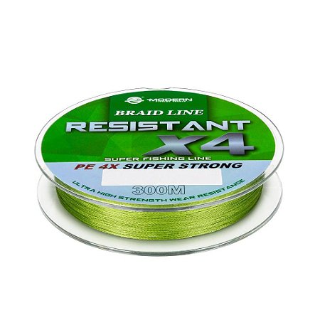 Linha Multifilamento Modern Resistant X4 Verde 300m
