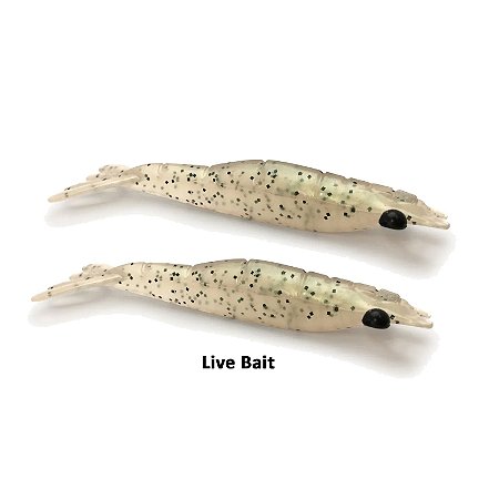 Isca Artificial Camarão Monster3x Big M 12cm, Live Bait