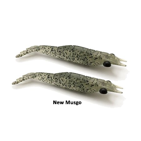 Isca Artificial Camarão Monster3x Big M 12cm, New Musgo